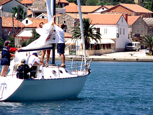 Mooring Kukljica - sailing boat